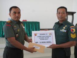 Dandim 0827 Sumenep Beri Hadiah 3 Koramil Pemenang Lomba Tanam Jagung Silase