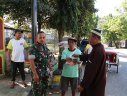 Kodim 0827/Sumenep Bagikan Ratusan Kantong Daging Kurban
