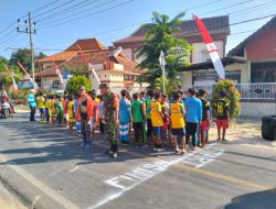 Lomba Lari Tingkat SMP se Kecamatan Ambunten hadir sambut HUT ke 78 Kemerdekaan RI