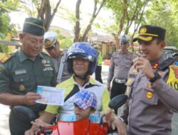 Prajurit Kodim 0827 Sumenep Mengikuti Apel Gelar Pasukan Operasi Zebra Semeru 2023