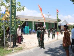 Jelang Giat Bakti Nusantara, TNI dan Warga Gotong Royong Siapkan Tempat Sunatan Massal