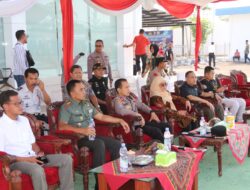 Dandim Hadiri Gelaran Simulasi Sispam Kota Pengamanan Pemilu 2024 di Polres Sumenep