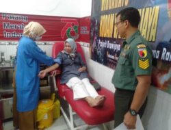 Peringati Hari Juang TNI AD dan HUT Kodam V/Brawijaya, Kodim 0827/Sumenep Gelar Baksos Donor Darah