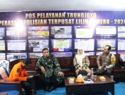 Dandim Sumenep Ikuti Vidcon Pemantauan PAM Tahun Baru 2024