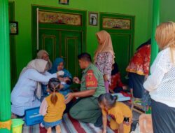 Sebanyak 79 Anak Mendapat Imunisasi Polio di Desa Langsar Saronggi