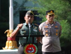 Perkuat Sinergitas, Kodim 0827/Sumenep Gelar Apel Bersama TNI-Polri