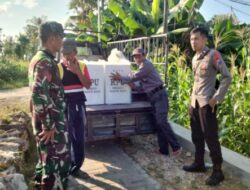 TNI-Polri Amankan Pergeseran Logistik dari PPS ke PPK di Lenteng