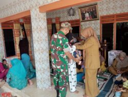 TNI Kawal Sub PIN Polio Putaran Kedua di Kepulauan Giligenting