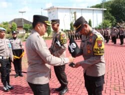 Tekan Curanmor, Polres Sumenep Memberikan Bendera Hitam Tengkorak