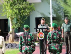 Upacara 17-an Bulan April 2024, Dandim Sumenep Bacakan Amanat Panglima TNI