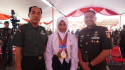 Sabet 9 Medali Kejurda Renang Se Indonesia, Putri Prajurit Kodim Sumenep Dapat Apresiasi dari Danrem 084/BJ