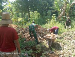 TNI Bantu Bangun Makadam, Mudahkan Akses Masyarakat