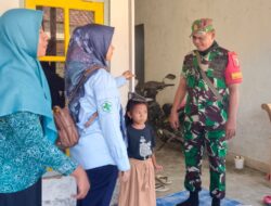 Babinsa Dukung Gerakan Intervensi Pencegahan Stunting di Pasongsongan