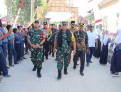 Tim Wasev Mabes TNI AD Tinjau Kegiatan TMMD 121 di Kepulauan Kangean