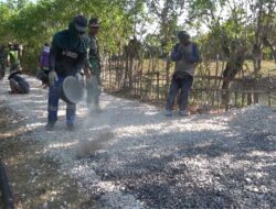 Satgas TMMD Rampungkan Pembangunan Jalan Lapen di Buddi