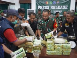 Press Reliase Dandim 0827/Sumenep: Penemuan 35 Kg Narkoba Baru Terbesar di Perairan Jatim