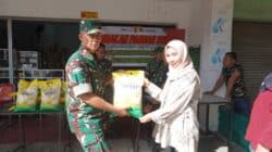 TNI dan Bulog Bersinergi Gelar Gerakan Pangan Murah SPHP di Sumenep