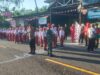 Meriahkan HUT ke-80 RI, Ribuan Pelajar di Pragaan Ikut Lomba Gerak Jalan