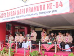 Kasdim 0827/Sumenep Hadiri Apel Hari Pramuka ke-64