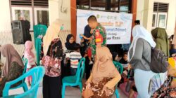 Babinsa Raas Dampingi Posyandu, Tekankan Pentingnya Imunisasi Campak