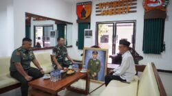 Dandim Sumenep Terima Kunjungan Budayawan D. Zawawi Imron
