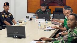 Sinergi TNI, Ansor, dan Banser : Kodim 0827/Sumenep Ikuti Vidcon Aster Kasdam V/Brawijaya