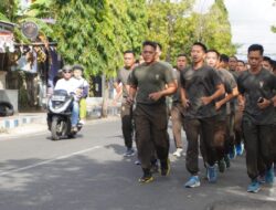 Kodim 0827/Sumenep Gelar Lari Aerobik Tingkatkan Ketahanan Fisik Prajurit dan PNS