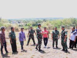 Danrem 084/BJ Tinjau Lahan Pembangunan YTP dan Marshaling Area di Sumenep