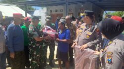 Dandim 0827/Sumenep Tinjau Korban Gempa di Sapudi, Salurkan Bantuan dan Kerahkan Prajurit