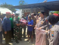 Dandim 0827/Sumenep Tinjau Korban Gempa di Sapudi, Salurkan Bantuan dan Kerahkan Prajurit