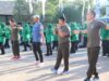 Semangat Kebersamaan Warnai Olahraga Bersama Danrem 084/BJ di Kodim Sumenep