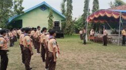 Babinsa Bekali Pramuka SMPN Giliraja dengan Materi PBB dan Wawasan Kebangsaan