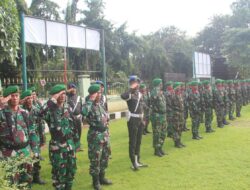 Kodim 0827/Sumenep Gelar Upacara 17-an, Kasdim Bacakan Amanat KASAD