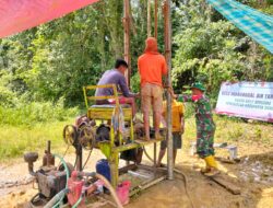 Montorna Terus Kejar Akses Air Bersih, Kodim 0827/Sumenep Turun Langsung Dampingi Pengeboran