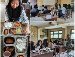 Babinsa Turun Langsung Bagikan MBG, 672 Siswa di Dasuk Sumenep Terima Makan Bergizi