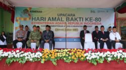 Kasdim 0827/Sumenep Hadiri Upacara Hari Amal Bakti ke-80 Kemenag di MAN Sumenep