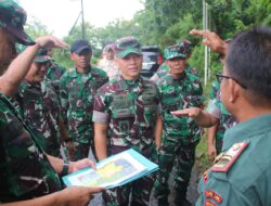 Asrendam V/Brawijaya Tinjau Lokasi Rencana Pembangunan Yon TP di Sumenep