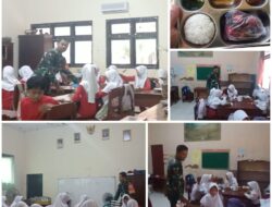 Pagi Hari, Pelajar Dungkek Antre Nikmati Program Makan Bergizi Gratis