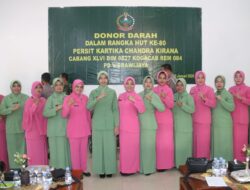 Persit KCK Kodim 0827/Sumenep Gelar Donor Darah