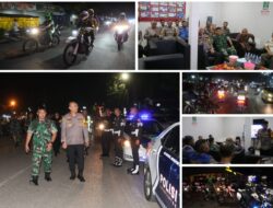 Patroli Gabungan TNI-Polri Sumenep Pastikan Situasi Nataru Aman hingga Tengah Malam