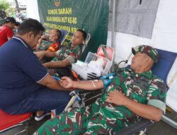 Persit KCK Kodim 0827 Gelar Donor Darah di Sumenep, Kumpulkan Ratusan Kantong Darah