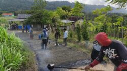 Satgas TMMD 127 di Sumenep Wujudkan Jalan Aspal Desa Terpencil