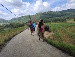 Dulu Jalan Rusak, Kini Petani Bawang Mandala Nikmati Aspal TMMD