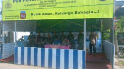 Pos Pam Pragaan Siaga, TNI-Polri Pastikan Situasi Idul Fitri Tetap Kondusif