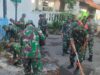 Kodim 0827 dan Pemkab Sumenep Bersihkan Jalan, Dukung Program Indonesia Asri