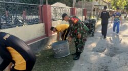 Gerakan Indonesia Asri, TNI-Polri Bersihkan Sekolah di Masalembu