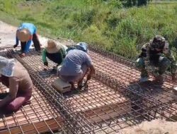 Pengecoran Gelagar Jembatan Jambu Dipercepat, Warga Lenteng Kini Lega