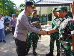 Dandim 0827 Sambut Kunjungan Kapolresta Sumenep, Perkuat Soliditas TNI-Polri