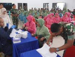 Ratusan Pendonor Ramaikan Bakti TNI AD untuk Rakyat Madura Sumenep