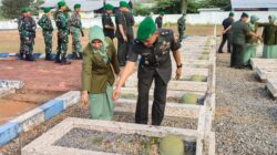 Kasdim Sumenep Pimpin Ziarah HUT Ke-60 Korem 084/Bhaskara Jaya di TMP Jokotole